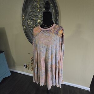 Free People Multicolor Paisley Tunic